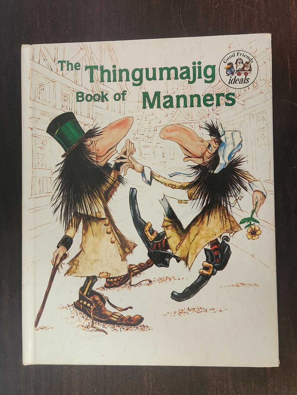Vintage Illustrated Book - The Thingumajig Manners (White Cover)